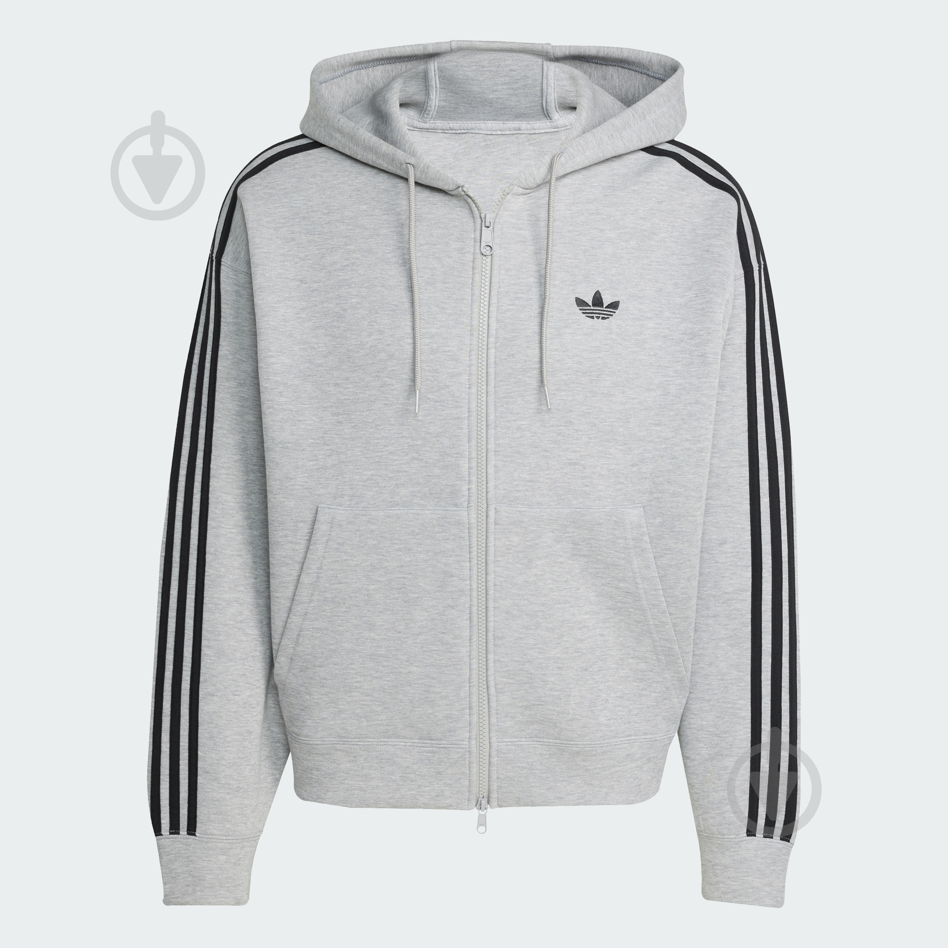 Джемпер Adidas SPACER HOODIE JW5965 р.2XL сірий - фото 6 Джемпер Adidas SPACER HOODIE JW5965 р.2XL сірий - фото 6