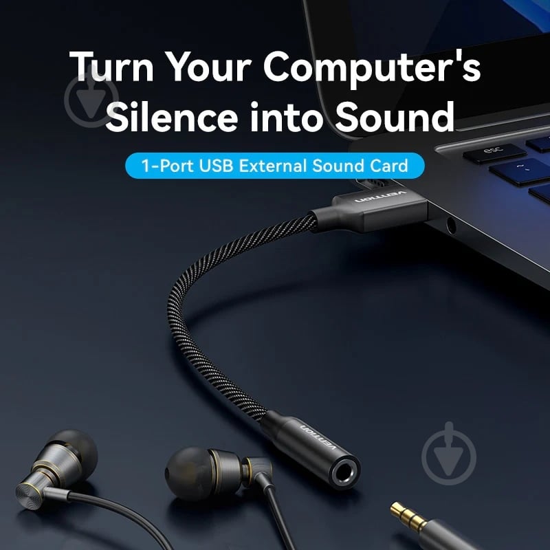 Звуковая карта Vention CVEBC - фото 4