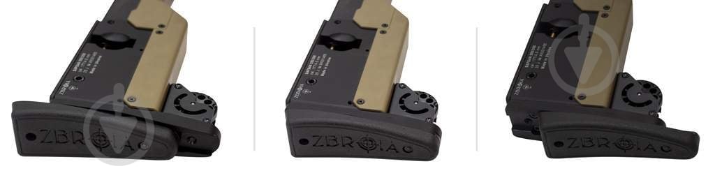 Пневматична гвинтівка Zbroia PCP SAPSAN TACT-M 450/220 4.5мм (койот/чорн) - фото 4 Пневматична гвинтівка Zbroia PCP SAPSAN TACT-M 450/220 4.5мм (койот/чорн) - фото 4