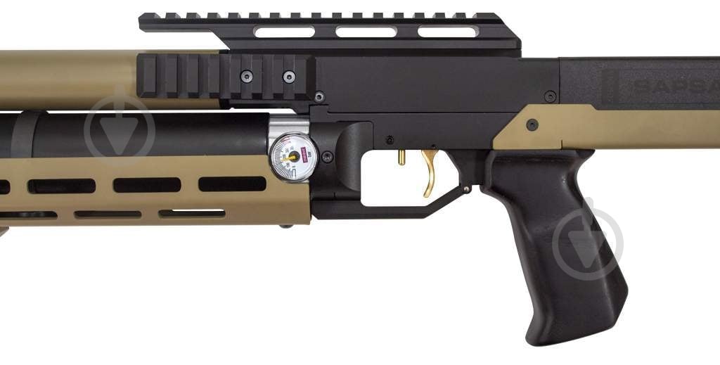 Пневматична гвинтівка Zbroia PCP SAPSAN TACT-M 450/220 4.5мм (койот/чорн) - фото 2 Пневматична гвинтівка Zbroia PCP SAPSAN TACT-M 450/220 4.5мм (койот/чорн) - фото 2