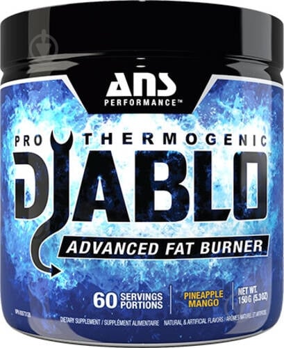 Жиросжигатель ANS Diablo Thermogenic ананас / манго 150 г - фото 1 Жиросжигатель ANS Diablo Thermogenic ананас / манго 150 г - фото 1