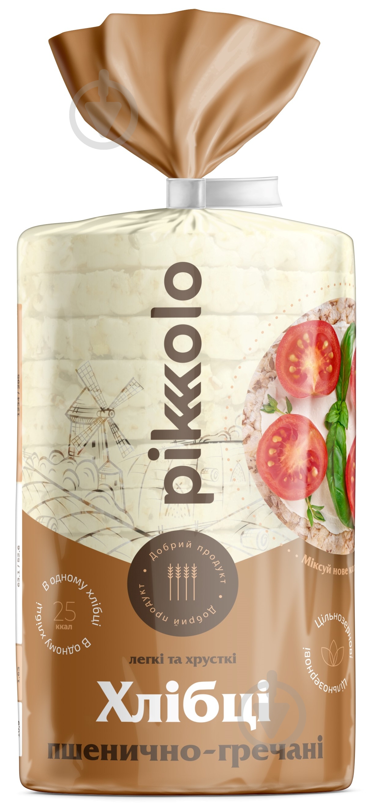 Хлебцы Піколо пшенично-гречневые 100 г - фото 1