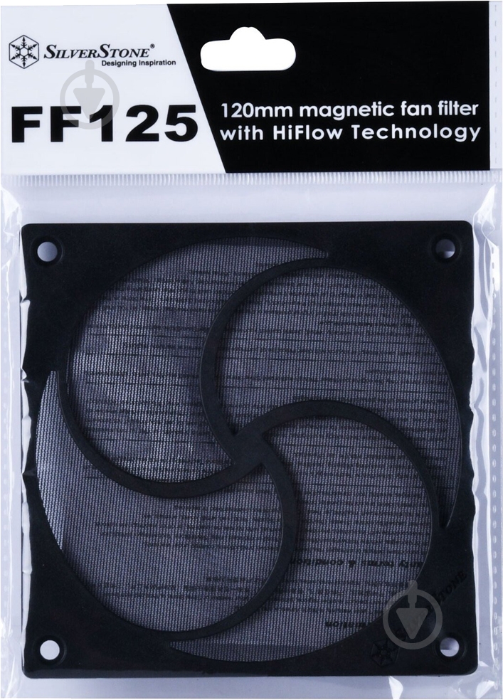 Фильтр для вентилятора SilverStone FF125 (SST-FF125B) - фото 7 Фильтр для вентилятора SilverStone FF125 (SST-FF125B) - фото 7