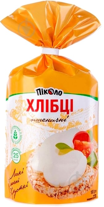 Хлебцы Піколо пшеничные 100 г - фото 1 Хлебцы Піколо пшеничные 100 г - фото 1