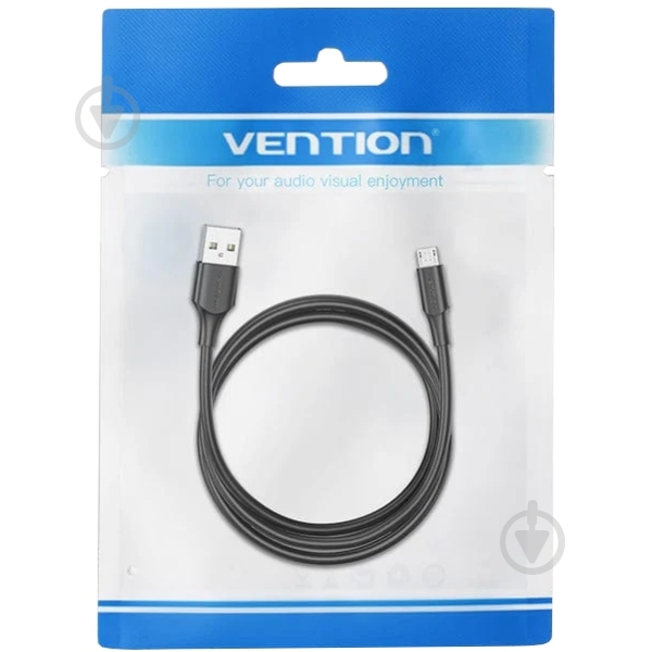 Кабель Vention USB 2.0 AM-micro BM 2 м черный (CTIBH) - фото 2 Кабель Vention USB 2.0 AM-micro BM 2 м черный (CTIBH) - фото 2