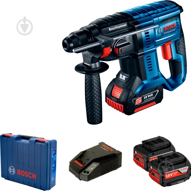 Перфоратор Bosch Professional аккумуляторный + мультитул 0615990L01 - фото 4