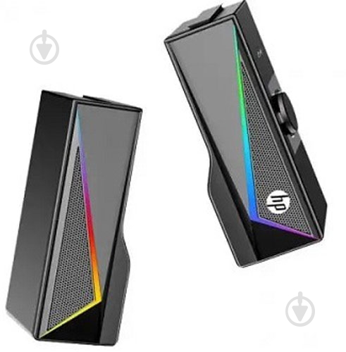 Акустическая система HP DHE-6005 USB LED RGB 2.0 black 6 Вт - фото 5