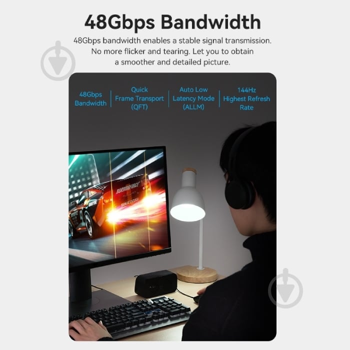 Кабель Vention HDMI M to M 60 м черный (ALBBAE) - фото 7