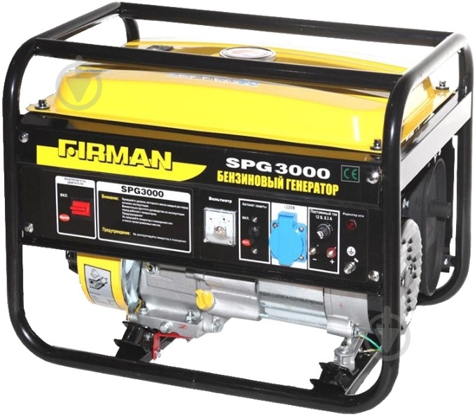 Генератор бензиновый Firman 2,2 кВт / 2,5 кВт 220 В SPG 3000 - фото 1 Генератор бензиновый Firman 2,2 кВт / 2,5 кВт 220 В SPG 3000 - фото 1