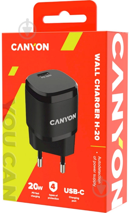 Сетевой адаптер Canyon USB-C PD H-20-05 (CNE-CHA20B05) - фото 4
