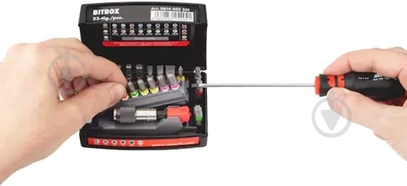 Набор бит WURTH с держателем SORT1 33 шт. 0614400301 - фото 6