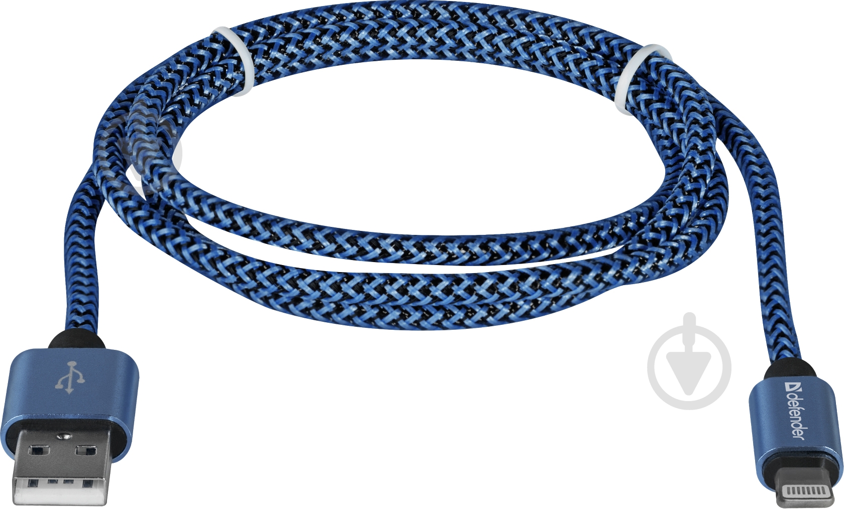 Кабель Defender Lightning – USB 1 м синий (87811) - фото 2