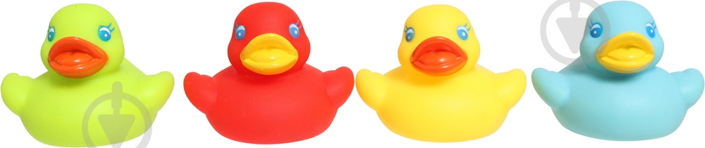 Игрушка-брызгалка Playgro Цветные уточки 71 028 - фото 1