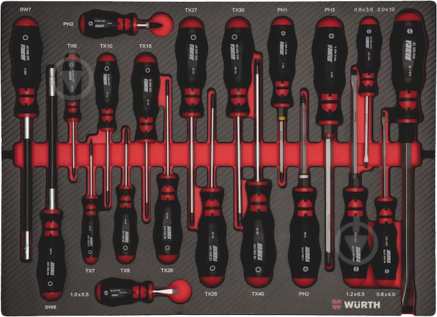 Набір викруток WURTH в ложементі 21 предметів 0965905916 - фото 1 Набір викруток WURTH в ложементі 21 предметів 0965905916 - фото 1