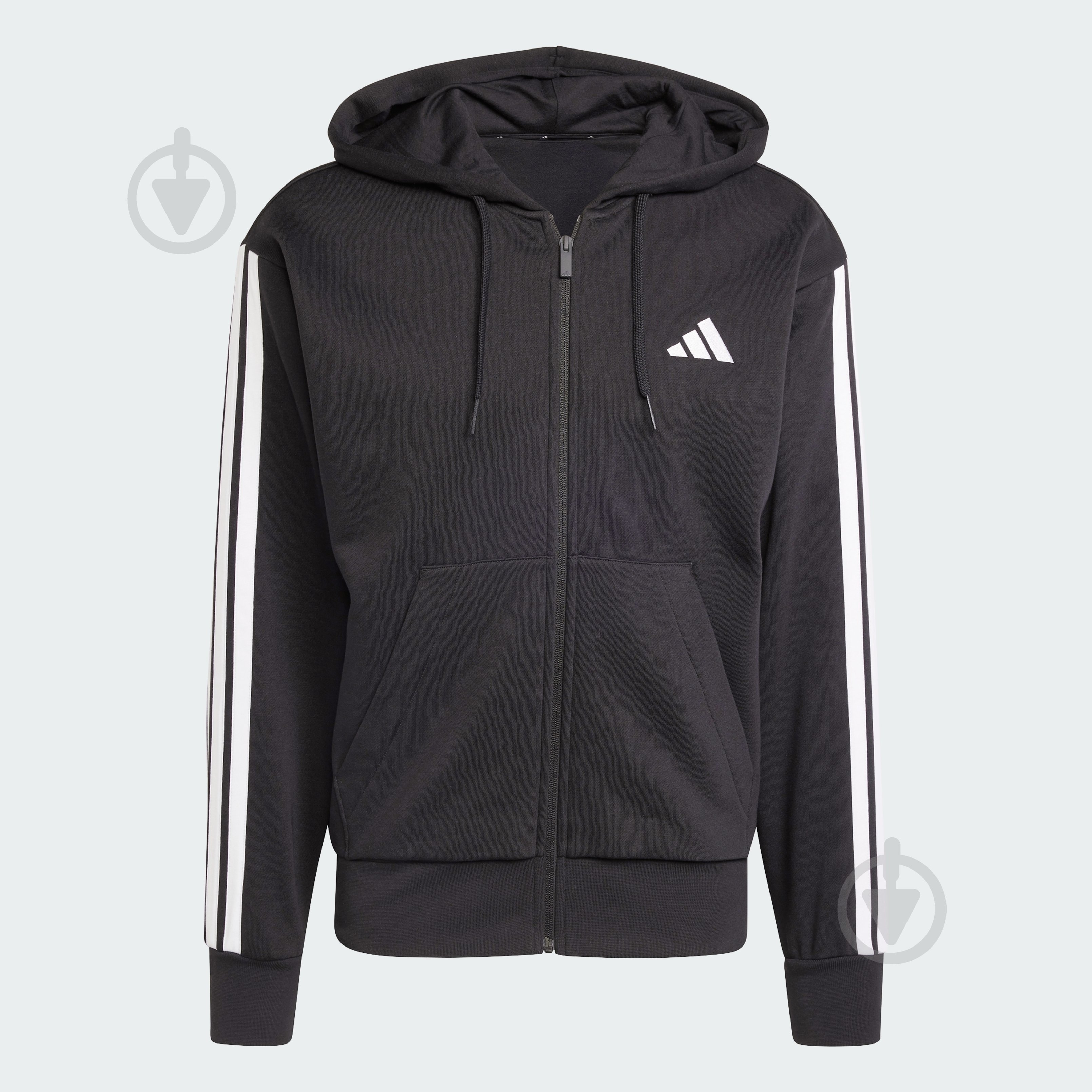 Джемпер Adidas M 3S FL FZ HD JD1870 р.3XL чорний - фото 6 Джемпер Adidas M 3S FL FZ HD JD1870 р.3XL чорний - фото 6