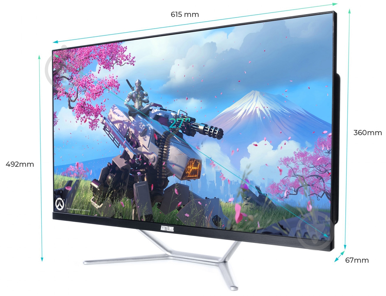 Моноблок Artline Gaming G77 27 (G77v41) black - фото 2 Моноблок Artline Gaming G77 27 (G77v41) black - фото 2