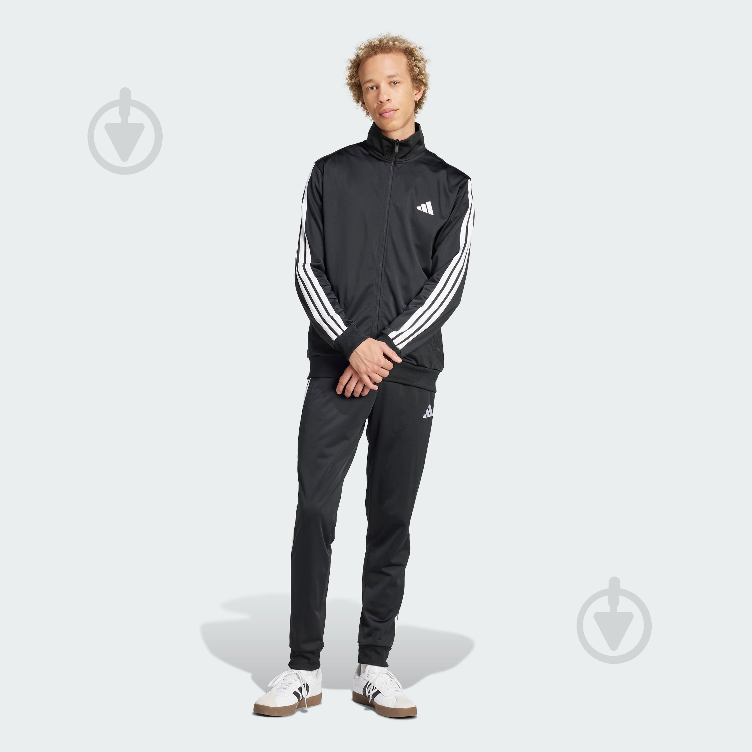 Спортивний костюм Adidas JI8858 р.L чорний - фото 1
