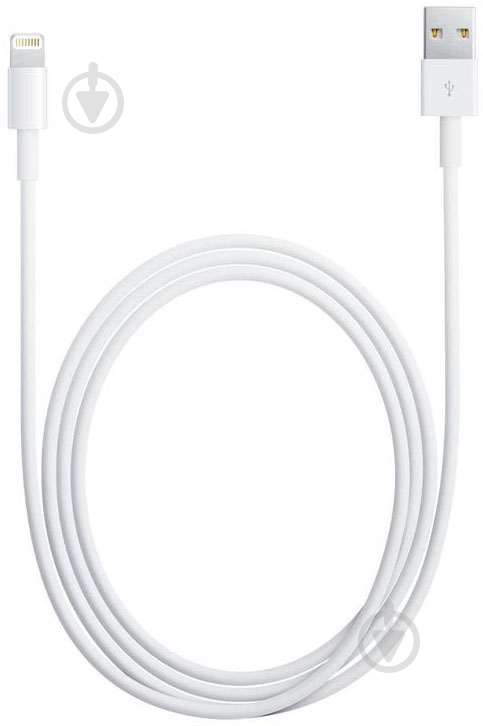 Кабель Apple Lightning – USB 2 м белый (MD819ZM/A) - фото 1