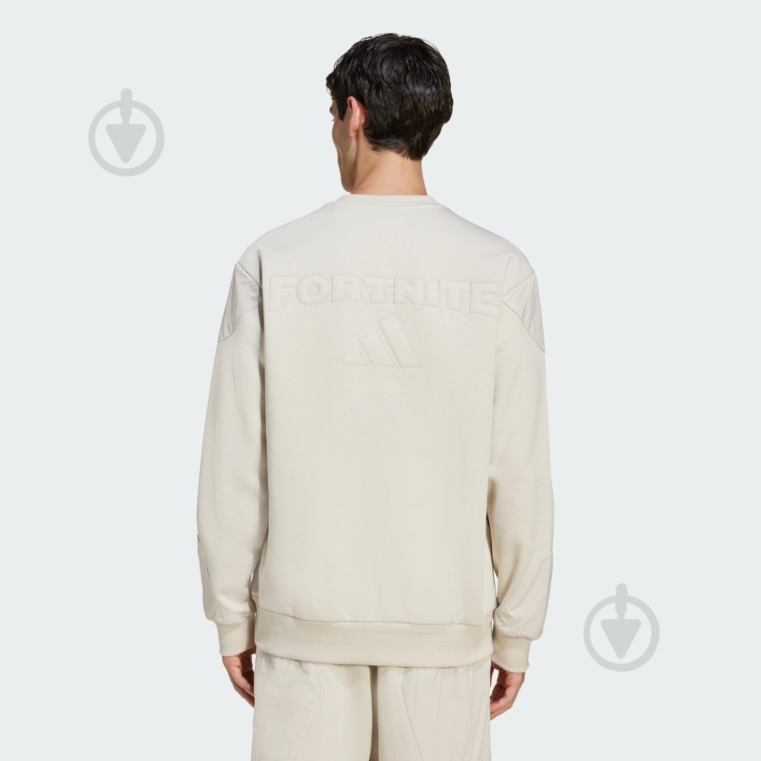 Світшот Adidas M Fn Crewneck JV8020 р.L бежевий - фото 2 Світшот Adidas M Fn Crewneck JV8020 р.L бежевий - фото 2