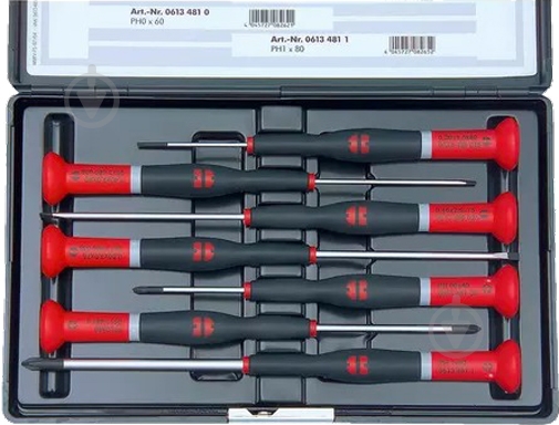 Набор отверток WURTH для точной механики шлиц и РН 7 шт Zebra 06134892 - фото 1 Набор отверток WURTH для точной механики шлиц и РН 7 шт Zebra 06134892 - фото 1