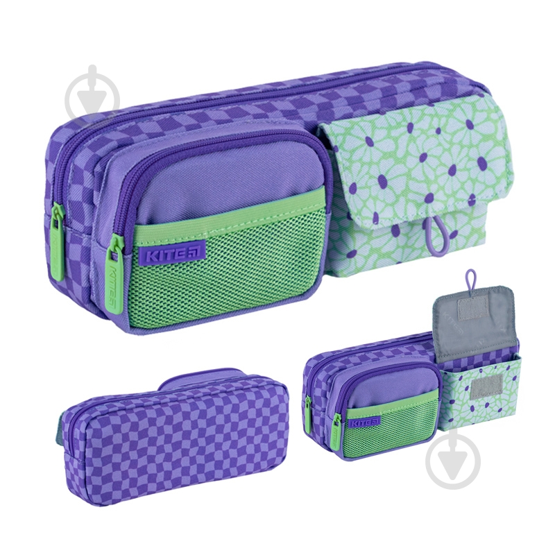 Пенал 2701-3 KITE фиолетовый - фото 1 Пенал 2701-3 KITE фиолетовый - фото 1