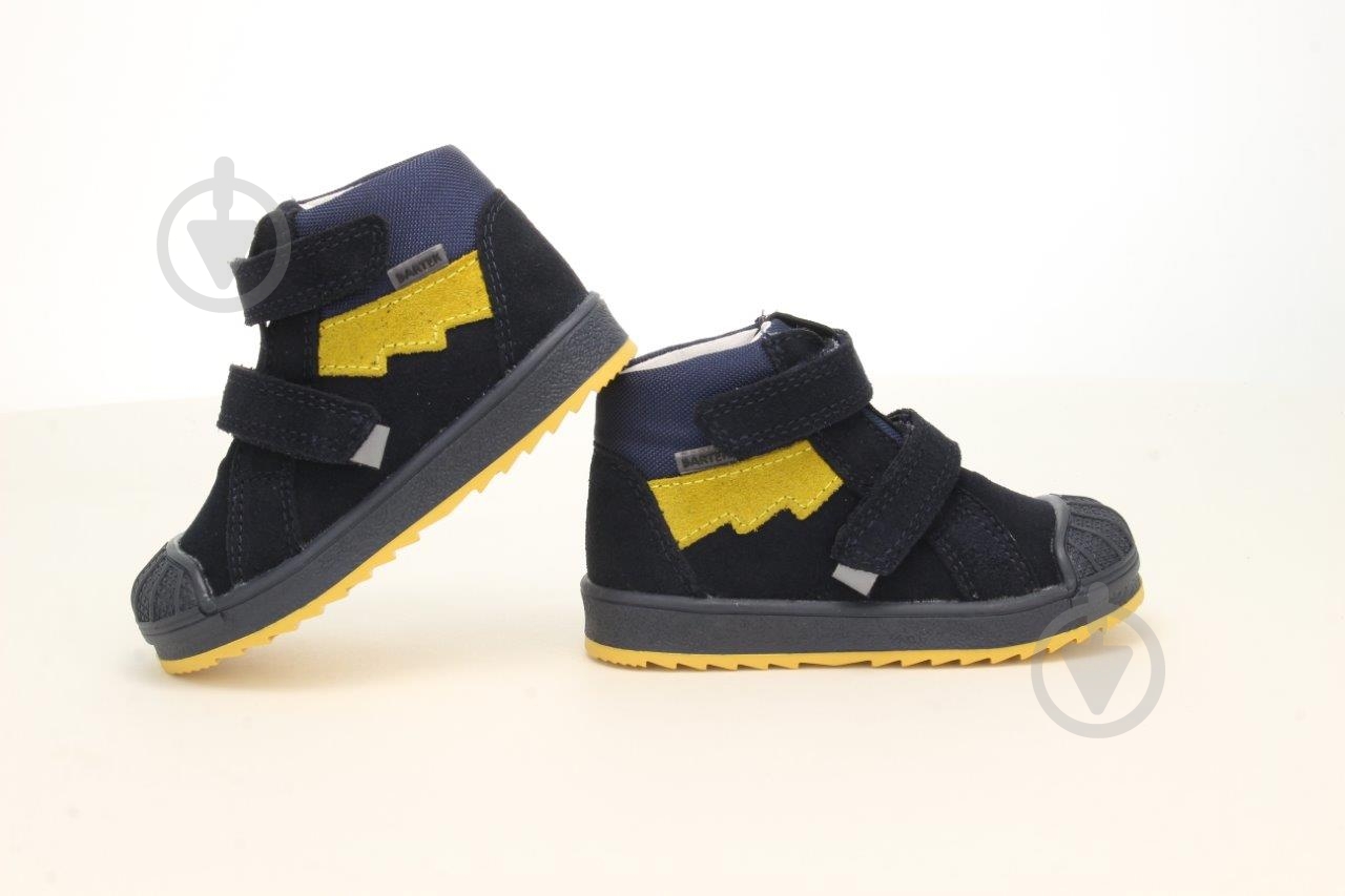 Ботинки для мальчиков BARTEK 11948037 р.22 темно-синий с желтым - фото 2 Ботинки для мальчиков BARTEK 11948037 р.22 темно-синий с желтым - фото 2