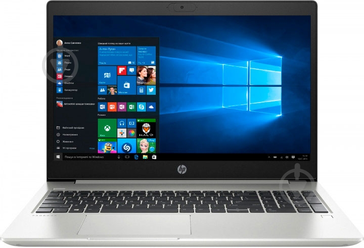 Ноутбук HP ProBook 450 G7 15,6" (9TV47EA) silver - фото 1