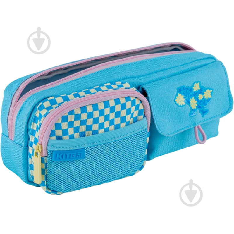 Пенал 2701-1 KITE голубой - фото 4
