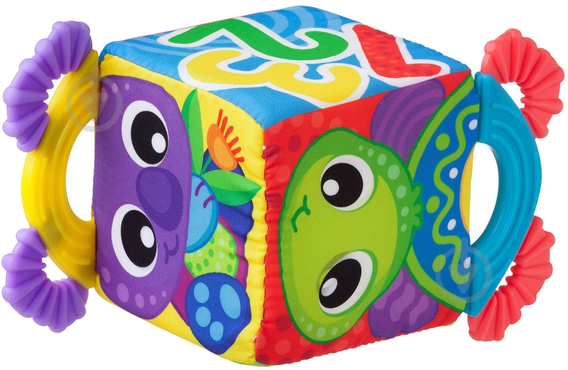Прорезыватель Playgro Кубик 25 239 - фото 1 Прорезыватель Playgro Кубик 25 239 - фото 1