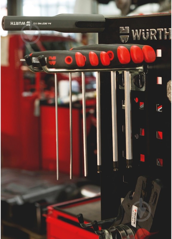 Набір викруток WURTH з Т-подібною рукояткою шестигранники з кулькою 6 шт Zebra 061391306 - фото 2 Набір викруток WURTH з Т-подібною рукояткою шестигранники з кулькою 6 шт Zebra 061391306 - фото 2