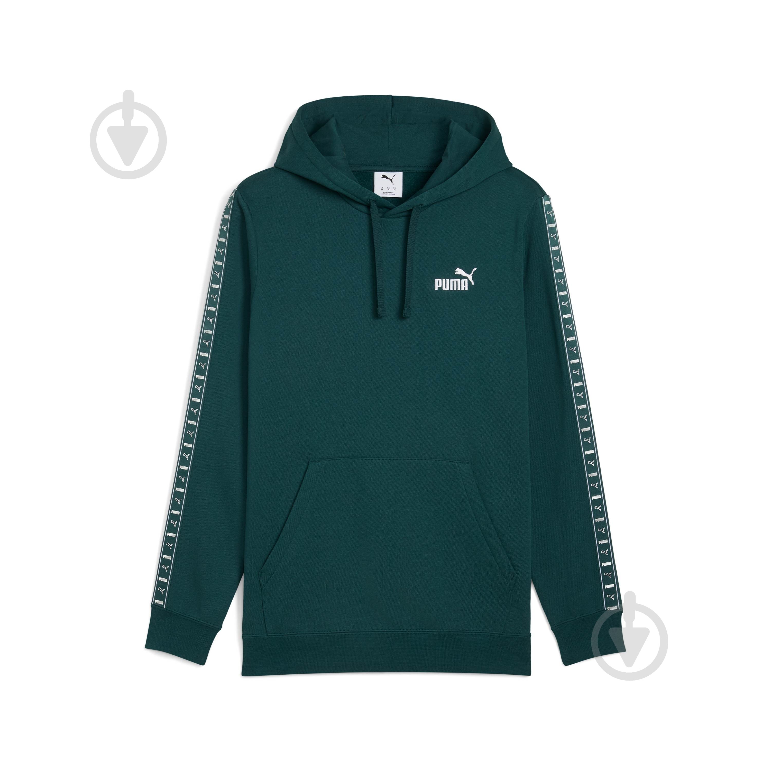 Джемпер Puma ESS TAPE HOODIE FL 68467575 р.L зелений - фото 1