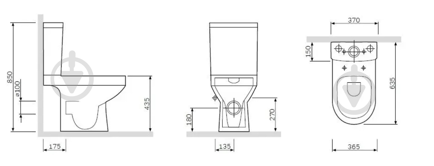 Унитаз-компакт AM.PM Spirit FlashClean C708600SC - фото 9