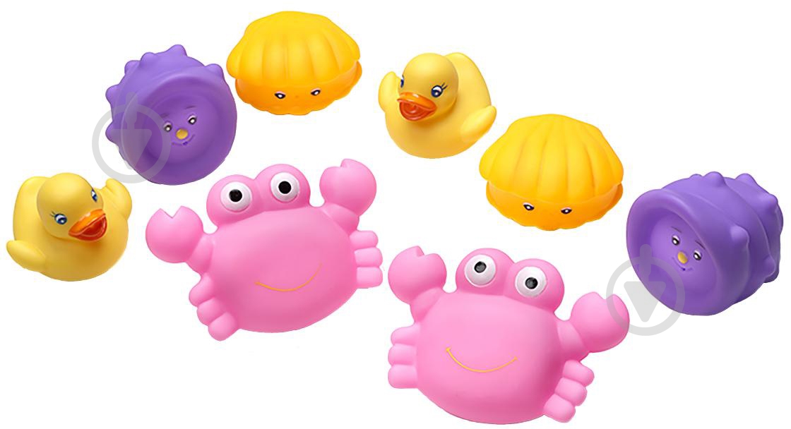 Игрушка-брызгалка Playgro набор 8 шт. для девочек 4 155 - фото 1 Игрушка-брызгалка Playgro набор 8 шт. для девочек 4 155 - фото 1