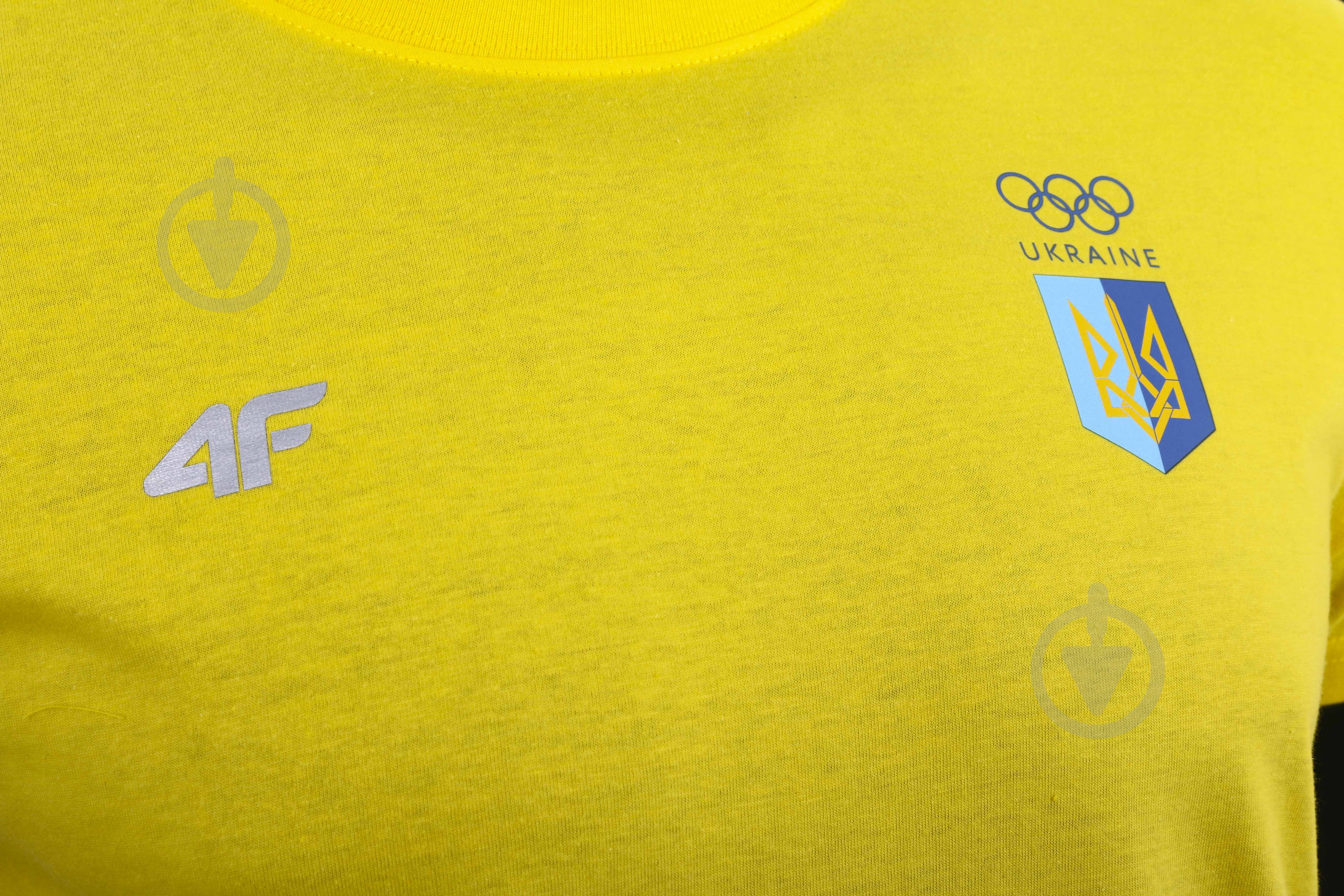 Футболка 4F TSHIRT 4FSSS23TTSHM1941-71S желтый - фото 2