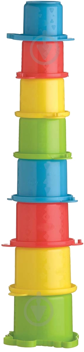 Пирамидка-конструктор Playgro Чашечки-формочки 4 928 - фото 1