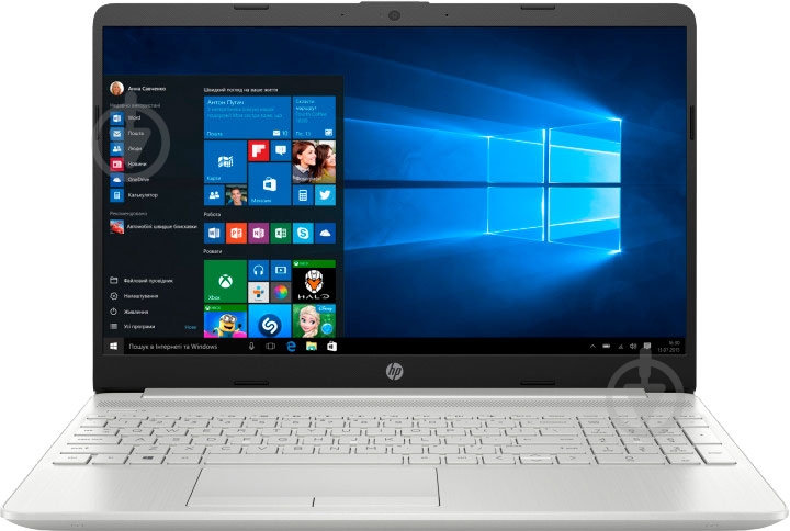 Ноутбук HP 15-dw2000ur 15,6" (153M2EA) silver - фото 1