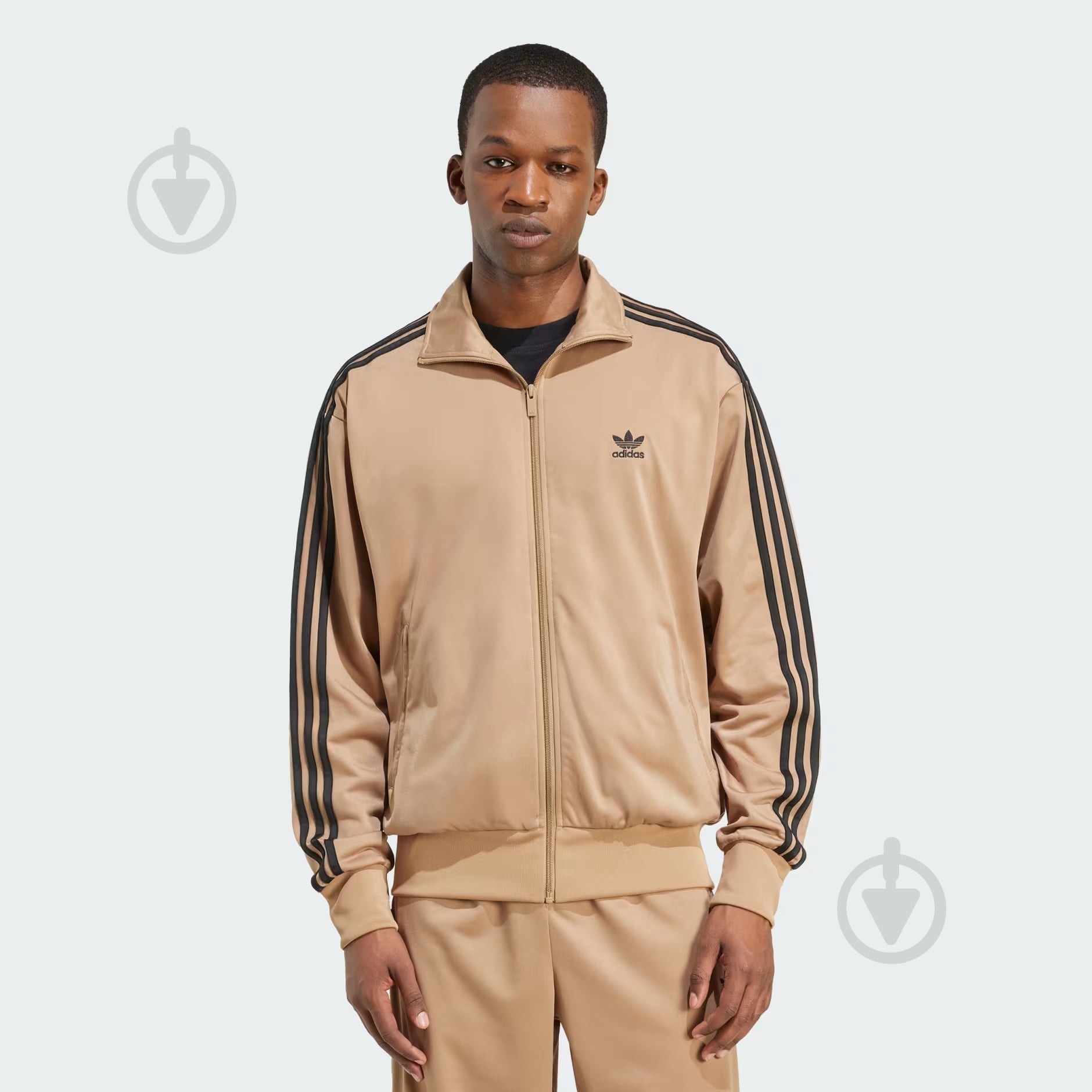 Джемпер Adidas FIREBIRD TT JY6366 р.L коричневый - фото 1