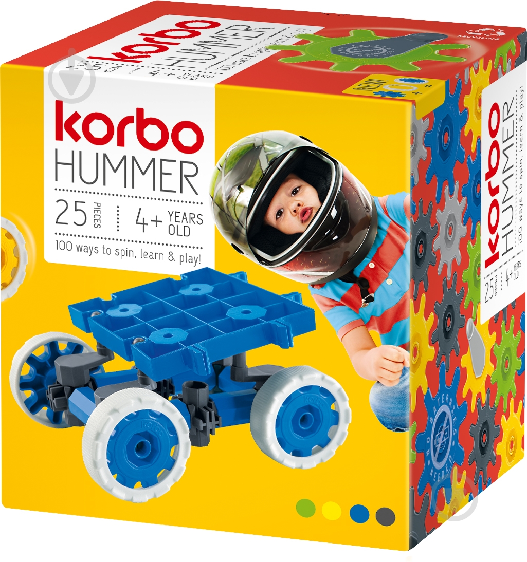 Конструктор Korbo Hummer 25 деталей синій - фото 1