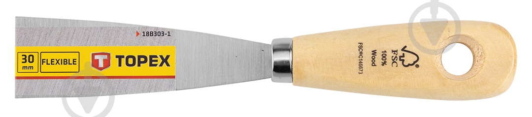 Шпатель малярный Topex 30 мм 18B303-1 - фото 3