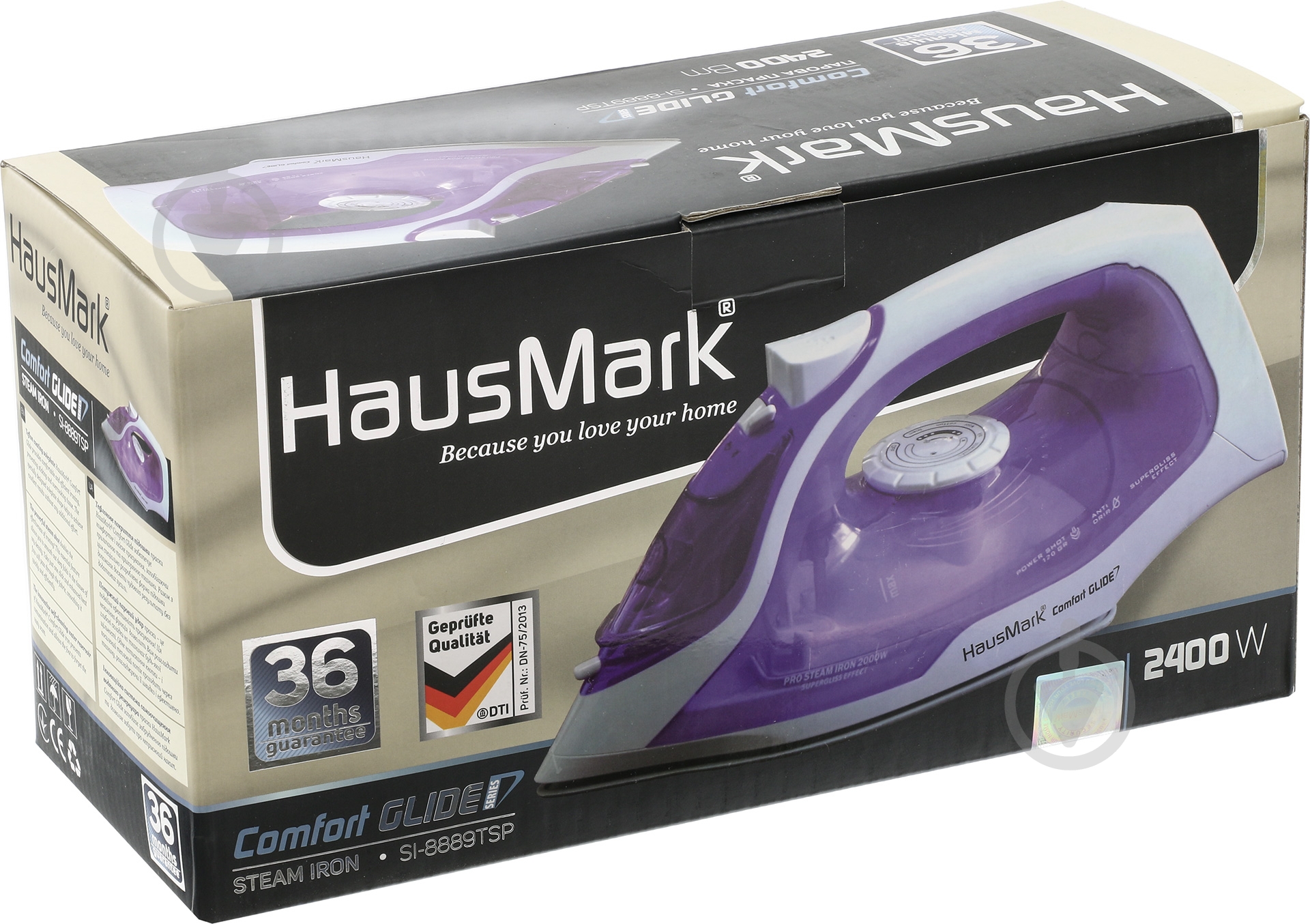 Утюг HausMark SI-8889TSP - фото 3 Утюг HausMark SI-8889TSP - фото 3