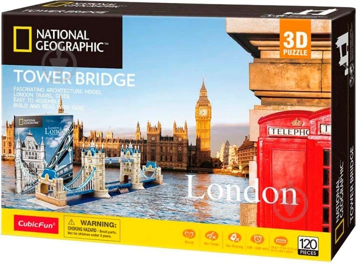 3D-конструктор CubicFun Тауерський міст DS0978h - фото 3