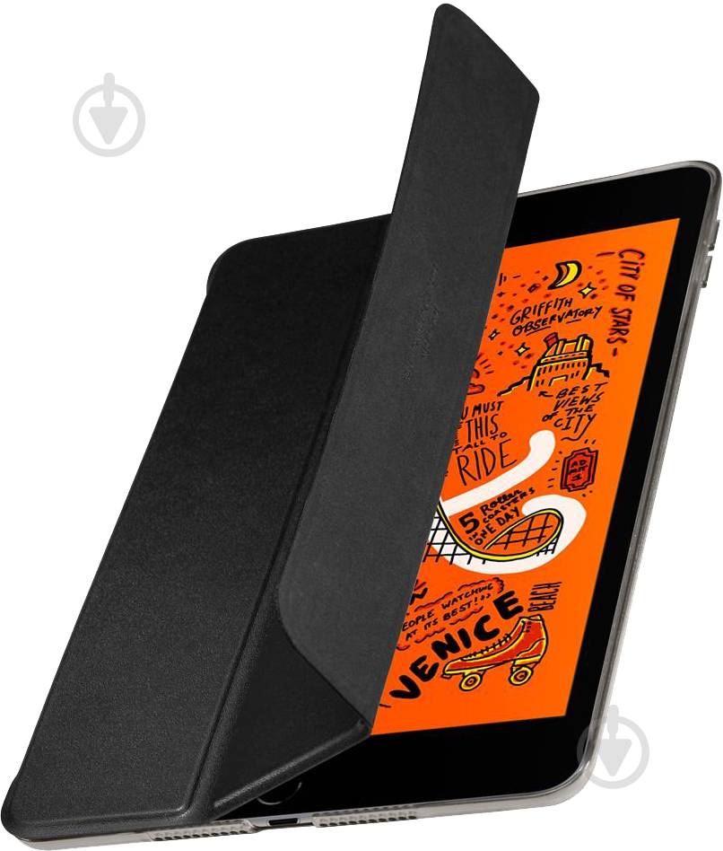Чехол для планшета Spigen Smart Fold iPad Mini 2019 black (051CS26112) - фото 7 Чехол для планшета Spigen Smart Fold iPad Mini 2019 black (051CS26112) - фото 7