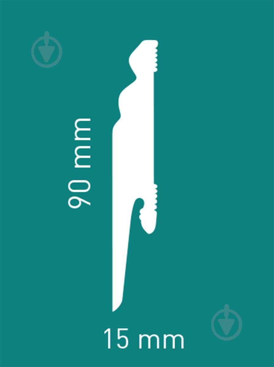 Плинтус Arbiton DORA DO910 белый 15х90x2400 мм - фото 8 Плинтус Arbiton DORA DO910 белый 15х90x2400 мм - фото 8