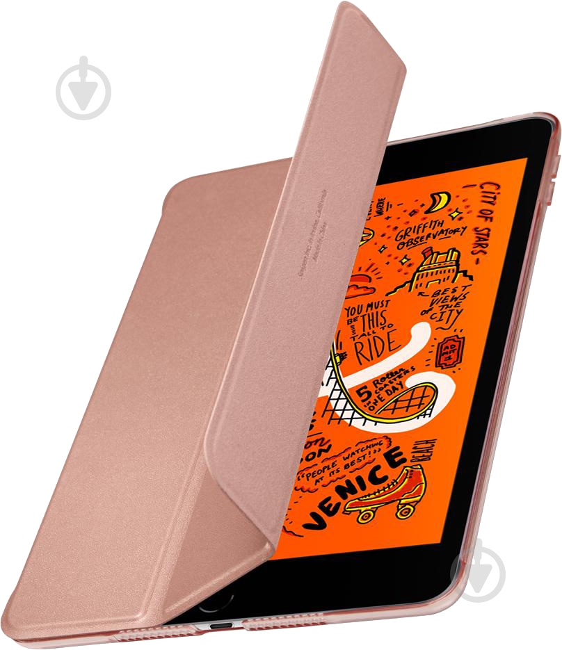 Чехол для планшета Spigen Smart Fold iPad Mini 2019 rose gold (051CS26113) - фото 8