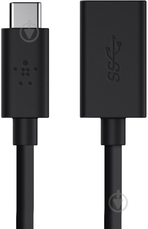 ᐉ Адаптер Belkin USB Type-C – USB Af м чорний (F2CU036btBLK - Main Image