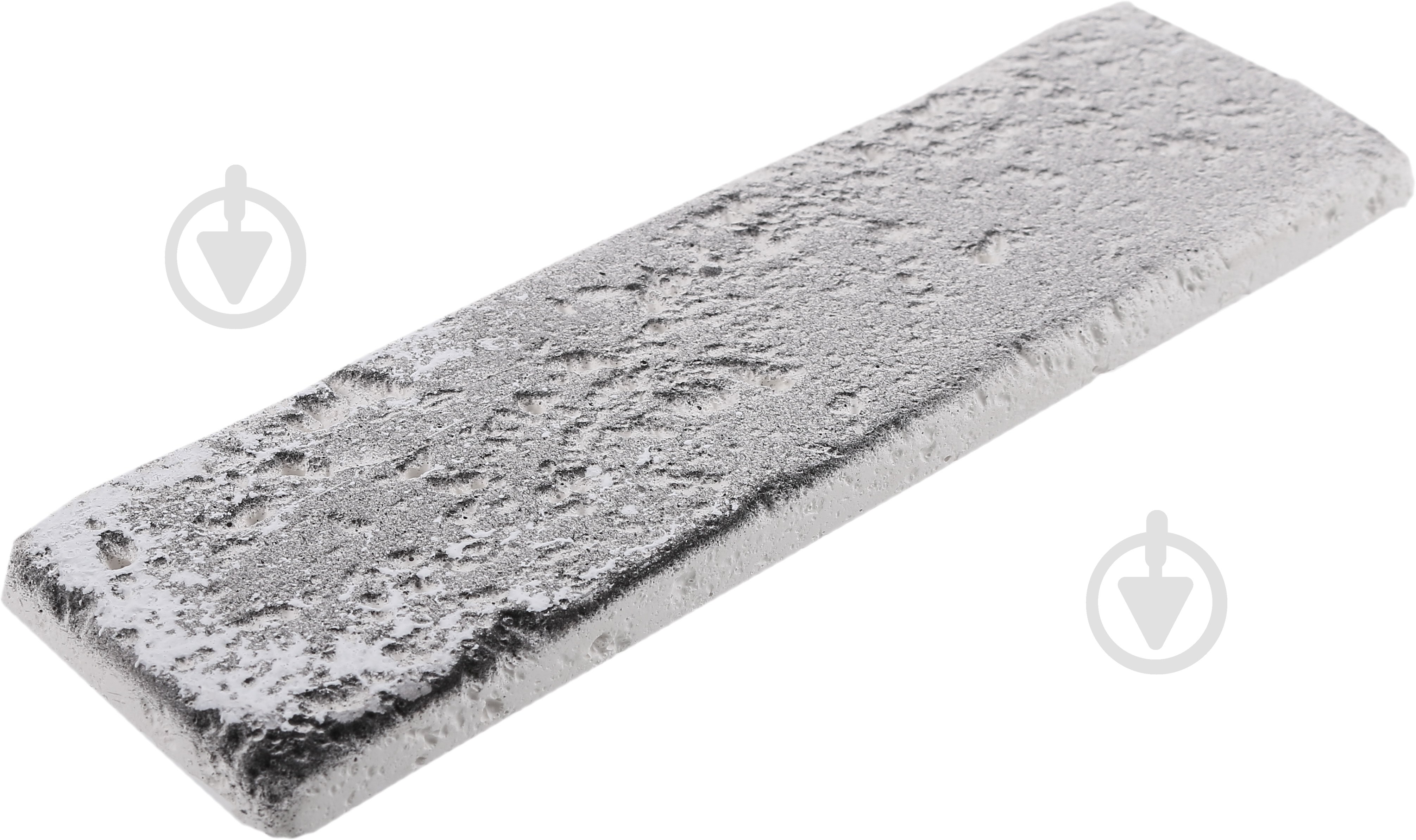 Плитка гіпсова пряма Саватекс Декор Цегла травертин сіра 0,8 кв.м - фото 3