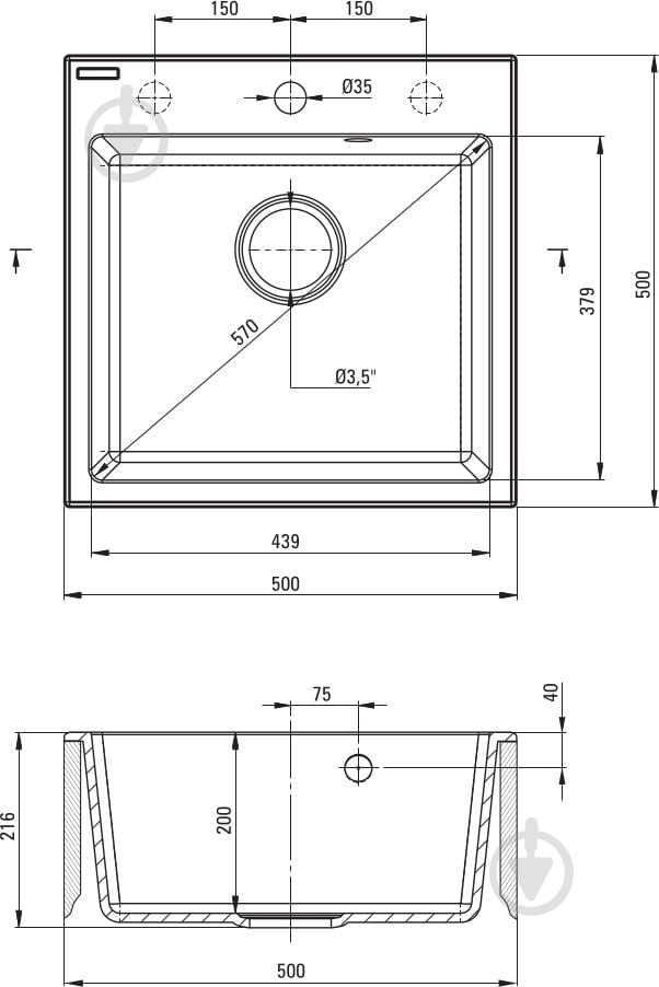 Мойка для кухни + смеситель Deante Evora черный (ZQJNN103) - фото 2 Мойка для кухни + смеситель Deante Evora черный (ZQJNN103) - фото 2