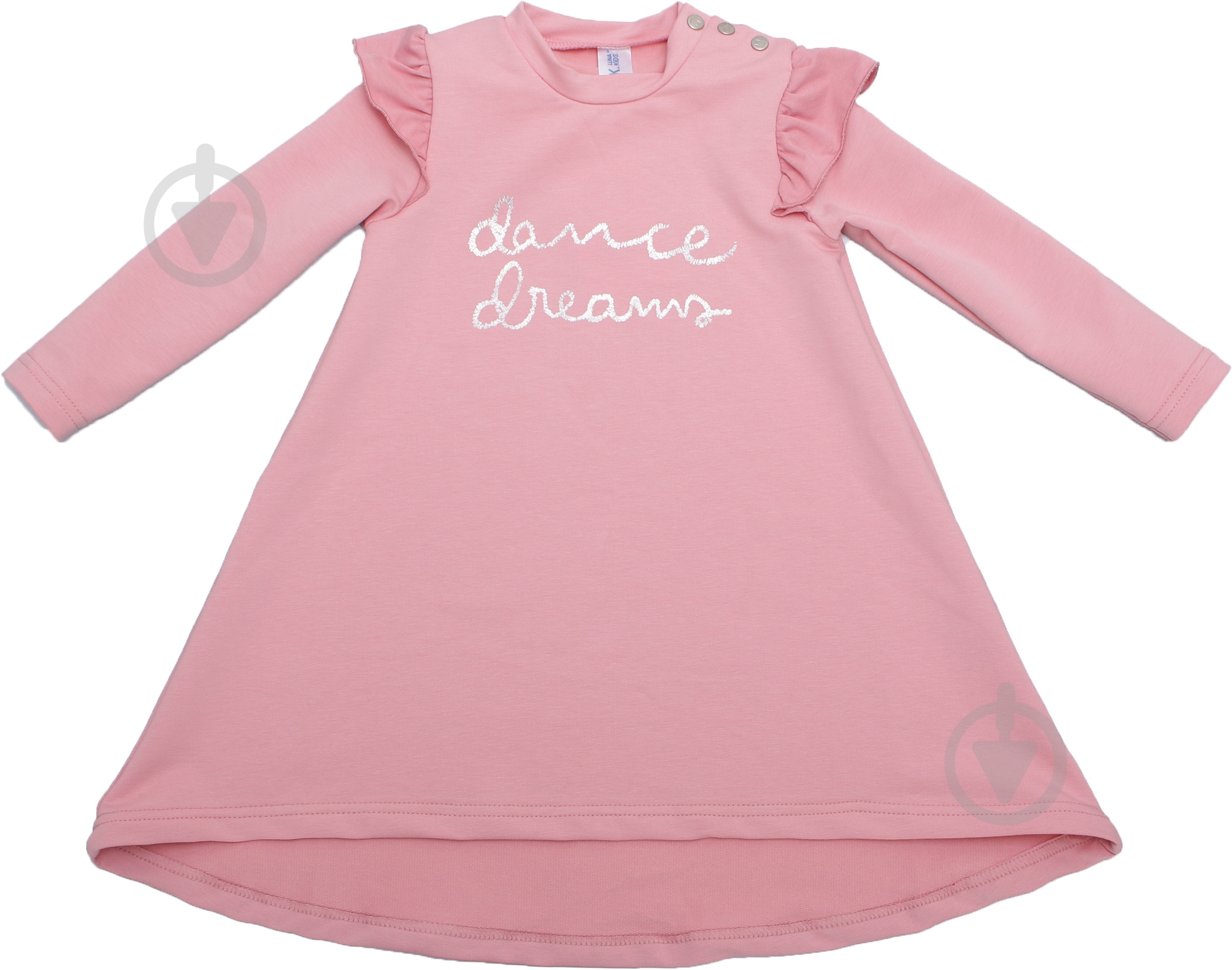 Платье Luna Kids р.110 пудровый 103545 - фото 2 Платье Luna Kids р.110 пудровый 103545 - фото 2