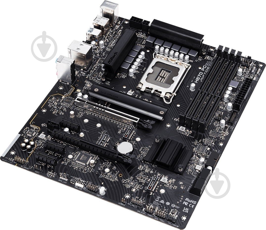 Материнская плата ASRock H670 PG RIPTIDE (Socket 1700, Intel H670, ATX) - фото 5
