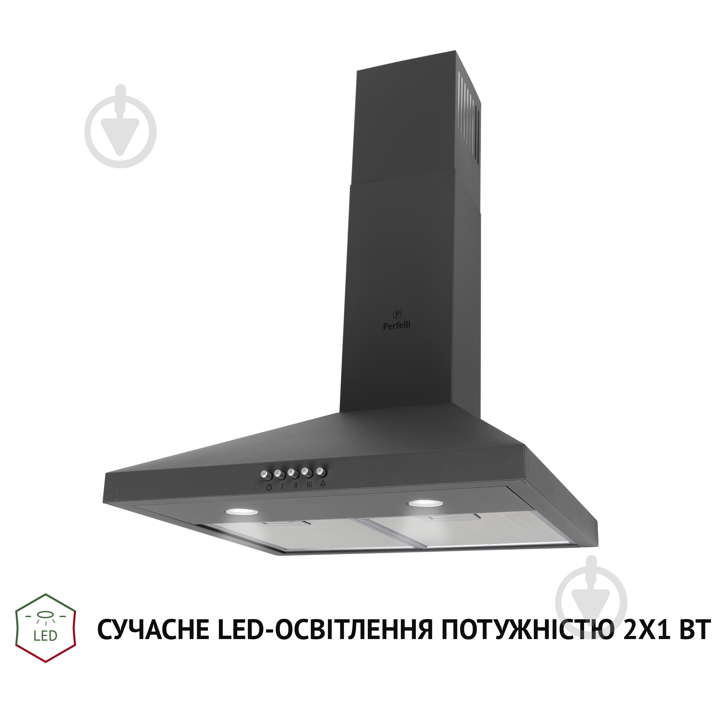 Вытяжка Perfelli K 5202 SG 700 LED - фото 3